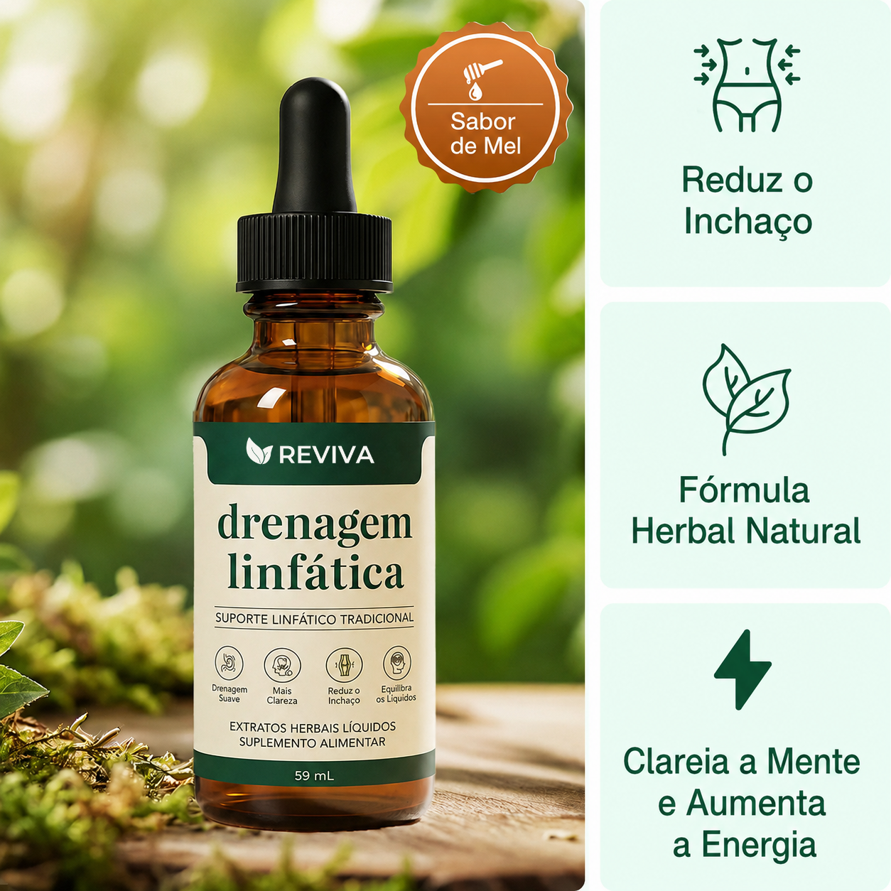Reviva® Gotas para Drenagem Linfática..