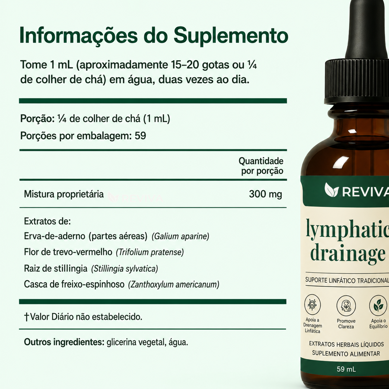 Reviva® Gotas para Drenagem Linfática..